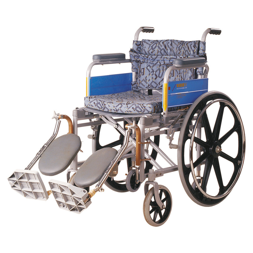 Wheel Chair Deluxe /Elevated Foot Rest/ Mag Wheels