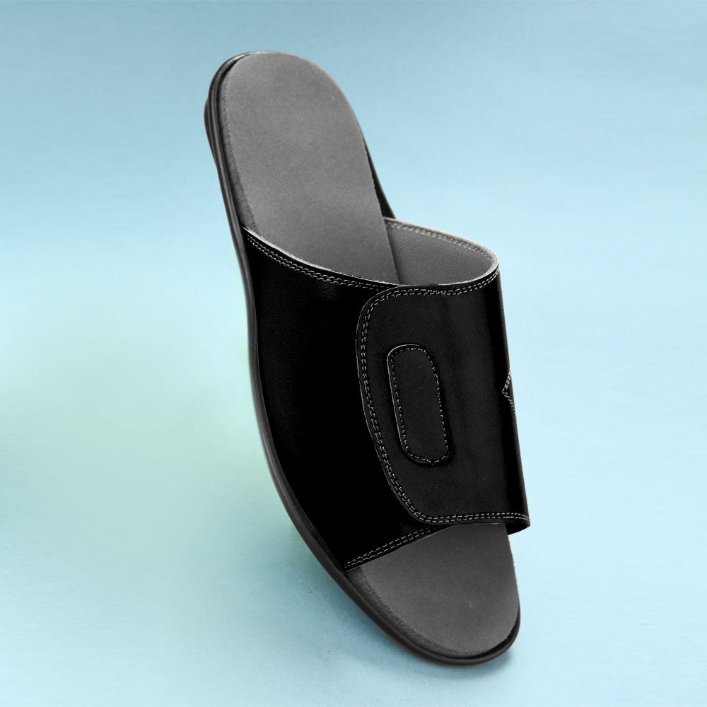 301 PU L - Men-Diabetic and Senior Friendly Footwear - Leather Polyurethane Sole