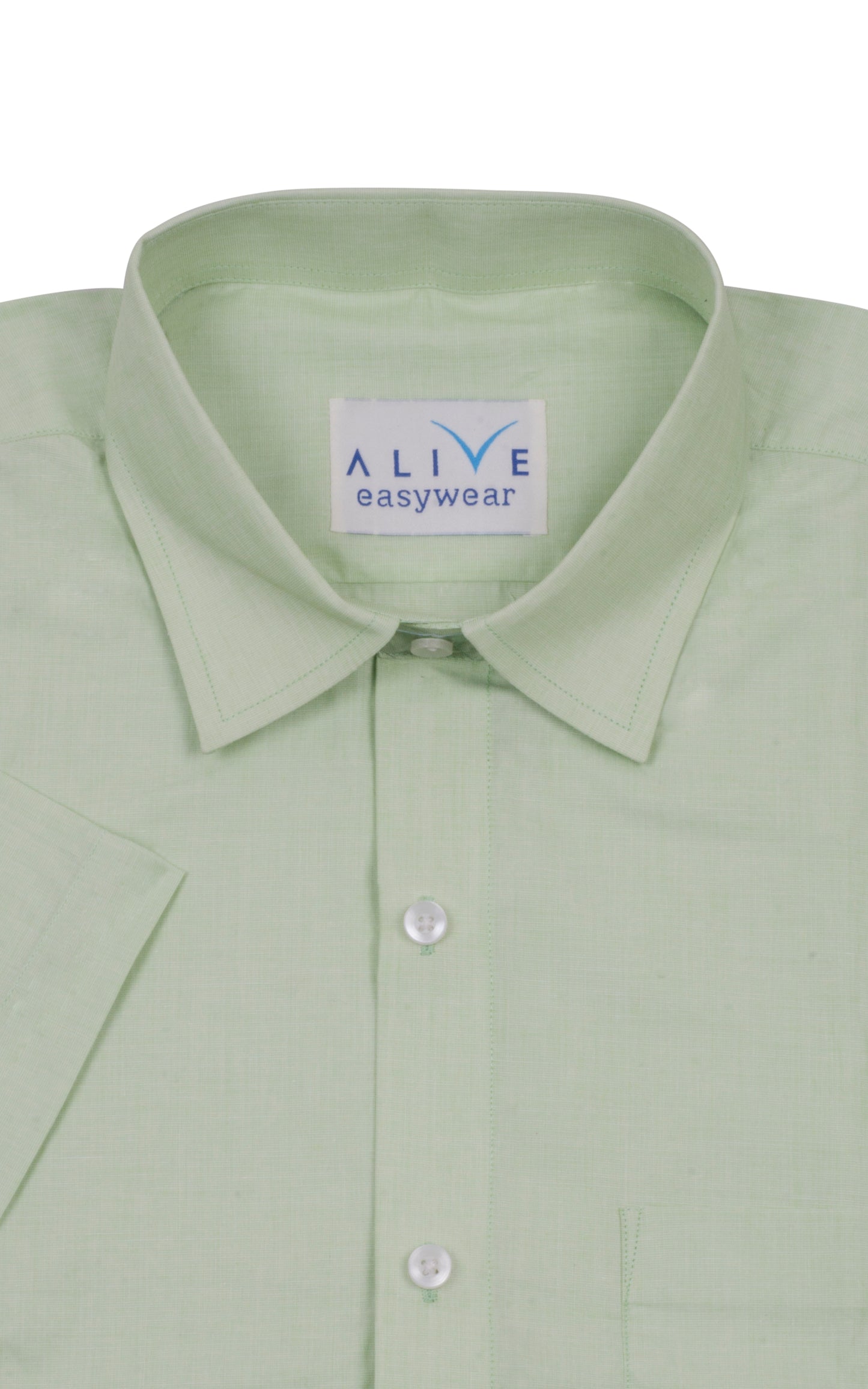Alive EasyWear Shirt - Natural Green - Short Sleeve