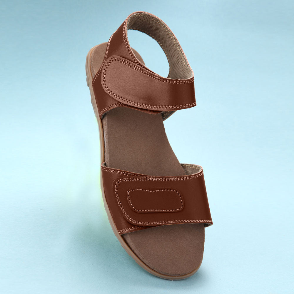 801 PU L - Women-Diabetic and Senior Friendly Footwear - Leather Polyurethane Sole