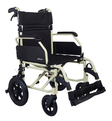 m 601 MC - Aluminium Wheelchair - Flip up armrest - Metallic Champagne