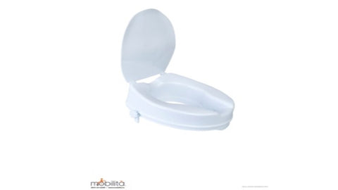 Mobilita Raised Toilet Seat with Lid
