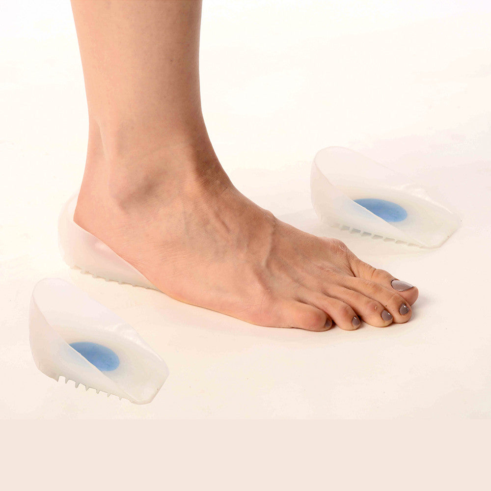 Silicone Heel Cushion With Blue Soft Gel