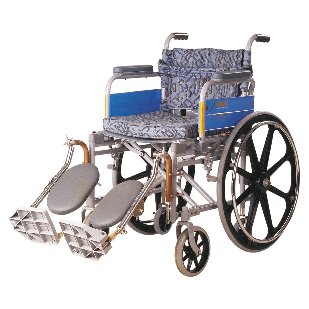 Wheel Chair Deluxe  /Elevated Foot Rest/ Mag Wheels
