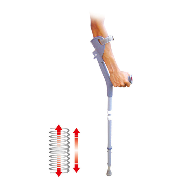 Shock Absorb Fore Arm Elbow Crutches /Pair