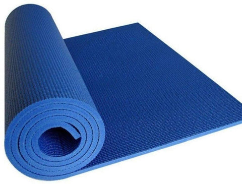 Yoga Mat High Density, Anti-Slip Yoga mat for Gym Workout and Flooring Exercise Long Size. 4 mm Yoga Mat for Men & Women Fitness (Assorted Colour)