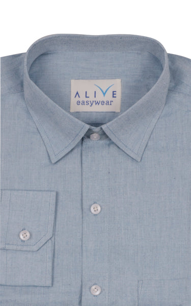 Alive EasyWear Shirt - Grey - Full Sleeve