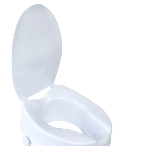 M104RS - 4" Raised Toilet Seat with Lid