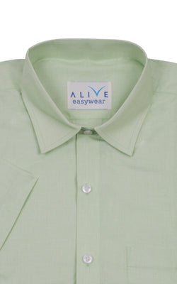 Alive EasyWear Shirt - Natural Green - Short Sleeve