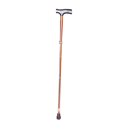 Folding Cane - (2352) - T-Shape Wood Handle