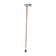 Folding Cane - (2352) - T-Shape Wood Handle